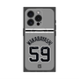 プレミアムスクエアケース with MagSafe［ 読売ジャイアンツ - #59 WAKABAYASHI - ビジター ］