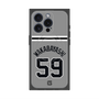 プレミアムスクエアケース with MagSafe［ 読売ジャイアンツ - #59 WAKABAYASHI - ビジター ］