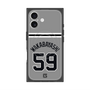 プレミアムスクエアケース with MagSafe［ 読売ジャイアンツ - #59 WAKABAYASHI - ビジター ］