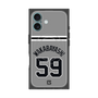プレミアムスクエアケース with MagSafe［ 読売ジャイアンツ - #59 WAKABAYASHI - ビジター ］