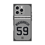 プレミアムスクエアケース with MagSafe［ 読売ジャイアンツ - #59 WAKABAYASHI - ビジター ］