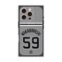 プレミアムスクエアケース with MagSafe［ 読売ジャイアンツ - #59 WAKABAYASHI - ビジター ］