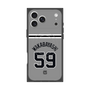 プレミアムスクエアケース with MagSafe［ 読売ジャイアンツ - #59 WAKABAYASHI - ビジター ］