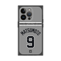 プレミアムスクエアケース with MagSafe［ 読売ジャイアンツ - #9 MATSUMOTO - ビジター ］