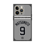 プレミアムスクエアケース with MagSafe［ 読売ジャイアンツ - #9 MATSUMOTO - ビジター ］