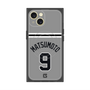 プレミアムスクエアケース with MagSafe［ 読売ジャイアンツ - #9 MATSUMOTO - ビジター ］