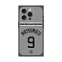 プレミアムスクエアケース with MagSafe［ 読売ジャイアンツ - #9 MATSUMOTO - ビジター ］