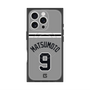 プレミアムスクエアケース with MagSafe［ 読売ジャイアンツ - #9 MATSUMOTO - ビジター ］