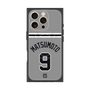 プレミアムスクエアケース with MagSafe［ 読売ジャイアンツ - #9 MATSUMOTO - ビジター ］