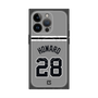 プレミアムスクエアケース with MagSafe［ 読売ジャイアンツ - #28 HOWARD - ビジター ］