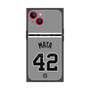 プレミアムスクエアケース with MagSafe［ 読売ジャイアンツ - #42 MATA - ビジター ］