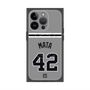 プレミアムスクエアケース with MagSafe［ 読売ジャイアンツ - #42 MATA - ビジター ］