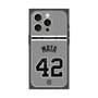 プレミアムスクエアケース with MagSafe［ 読売ジャイアンツ - #42 MATA - ビジター ］