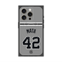 プレミアムスクエアケース with MagSafe［ 読売ジャイアンツ - #42 MATA - ビジター ］