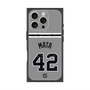 プレミアムスクエアケース with MagSafe［ 読売ジャイアンツ - #42 MATA - ビジター ］