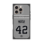 プレミアムスクエアケース with MagSafe［ 読売ジャイアンツ - #42 MATA - ビジター ］