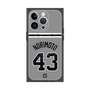 プレミアムスクエアケース with MagSafe［ 読売ジャイアンツ - #43 NORIMOTO - ビジター ］