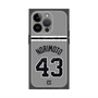 プレミアムスクエアケース with MagSafe［ 読売ジャイアンツ - #43 NORIMOTO - ビジター ］