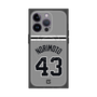 プレミアムスクエアケース with MagSafe［ 読売ジャイアンツ - #43 NORIMOTO - ビジター ］