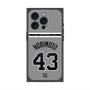 プレミアムスクエアケース with MagSafe［ 読売ジャイアンツ - #43 NORIMOTO - ビジター ］