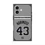 プレミアムスクエアケース with MagSafe［ 読売ジャイアンツ - #43 NORIMOTO - ビジター ］
