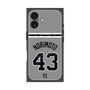 プレミアムスクエアケース with MagSafe［ 読売ジャイアンツ - #43 NORIMOTO - ビジター ］