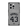 プレミアムスクエアケース with MagSafe［ 読売ジャイアンツ - #43 NORIMOTO - ビジター ］