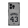 プレミアムスクエアケース with MagSafe［ 読売ジャイアンツ - #43 NORIMOTO - ビジター ］