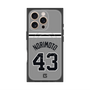 プレミアムスクエアケース with MagSafe［ 読売ジャイアンツ - #43 NORIMOTO - ビジター ］