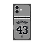 プレミアムスクエアケース with MagSafe［ 読売ジャイアンツ - #43 NORIMOTO - ビジター ］