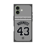 プレミアムスクエアケース with MagSafe［ 読売ジャイアンツ - #43 NORIMOTO - ビジター ］