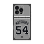 プレミアムスクエアケース with MagSafe［ 読売ジャイアンツ - #54 MATSUURA - ビジター ］