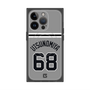 プレミアムスクエアケース with MagSafe［ 読売ジャイアンツ - #68 UTSUNOMIYA - ビジター ］