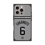 プレミアムスクエアケース with MagSafe［ 読売ジャイアンツ - #6 SAKAMOTO - ビジター ］