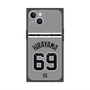 プレミアムスクエアケース with MagSafe［ 読売ジャイアンツ - #69 HIRAYAMA - ビジター ］