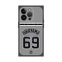 プレミアムスクエアケース with MagSafe［ 読売ジャイアンツ - #69 HIRAYAMA - ビジター ］