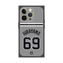 プレミアムスクエアケース with MagSafe［ 読売ジャイアンツ - #69 HIRAYAMA - ビジター ］