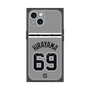 プレミアムスクエアケース with MagSafe［ 読売ジャイアンツ - #69 HIRAYAMA - ビジター ］
