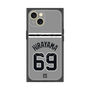 プレミアムスクエアケース with MagSafe［ 読売ジャイアンツ - #69 HIRAYAMA - ビジター ］