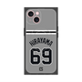 プレミアムスクエアケース with MagSafe［ 読売ジャイアンツ - #69 HIRAYAMA - ビジター ］