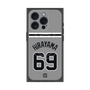 プレミアムスクエアケース with MagSafe［ 読売ジャイアンツ - #69 HIRAYAMA - ビジター ］