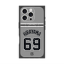 プレミアムスクエアケース with MagSafe［ 読売ジャイアンツ - #69 HIRAYAMA - ビジター ］