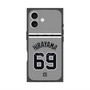 プレミアムスクエアケース with MagSafe［ 読売ジャイアンツ - #69 HIRAYAMA - ビジター ］