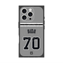 プレミアムスクエアケース with MagSafe［ 読売ジャイアンツ - #70 AIDA - ビジター ］