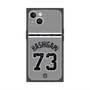 プレミアムスクエアケース with MagSafe［ 読売ジャイアンツ - #73 HASHIGAMI - ビジター ］