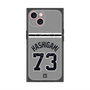 プレミアムスクエアケース with MagSafe［ 読売ジャイアンツ - #73 HASHIGAMI - ビジター ］
