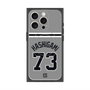 プレミアムスクエアケース with MagSafe［ 読売ジャイアンツ - #73 HASHIGAMI - ビジター ］