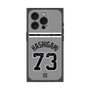 プレミアムスクエアケース with MagSafe［ 読売ジャイアンツ - #73 HASHIGAMI - ビジター ］