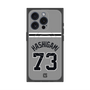 プレミアムスクエアケース with MagSafe［ 読売ジャイアンツ - #73 HASHIGAMI - ビジター ］