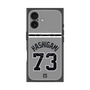プレミアムスクエアケース with MagSafe［ 読売ジャイアンツ - #73 HASHIGAMI - ビジター ］